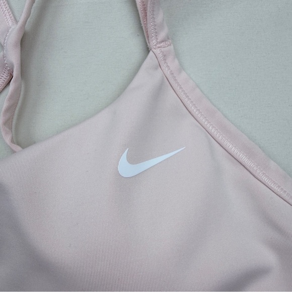 Nike DriFit Light Pink Crisscross-Strap Sports Bra - Picture 4 of 8